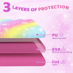 LININYHAO doll case interior shows adjustable doll slots for organized storage