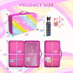 LININYHAO doll case lipstick-print design adds playful style for travel