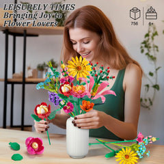Linkowin 756PCS bouquet lily offers an elegant focal point for rooms.