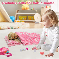 Linkyloop dollhouse scene mattress set enhances pretend play setups.