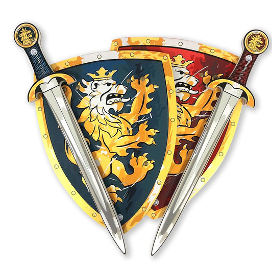 Liontouch Noble Knight blue sword for safe, imaginative battles.
