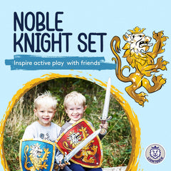 Liontouch Noble Knight red sword inspiring heroic quests.