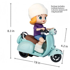 Liotww scooter toy features music and sounds for engaging ambience
