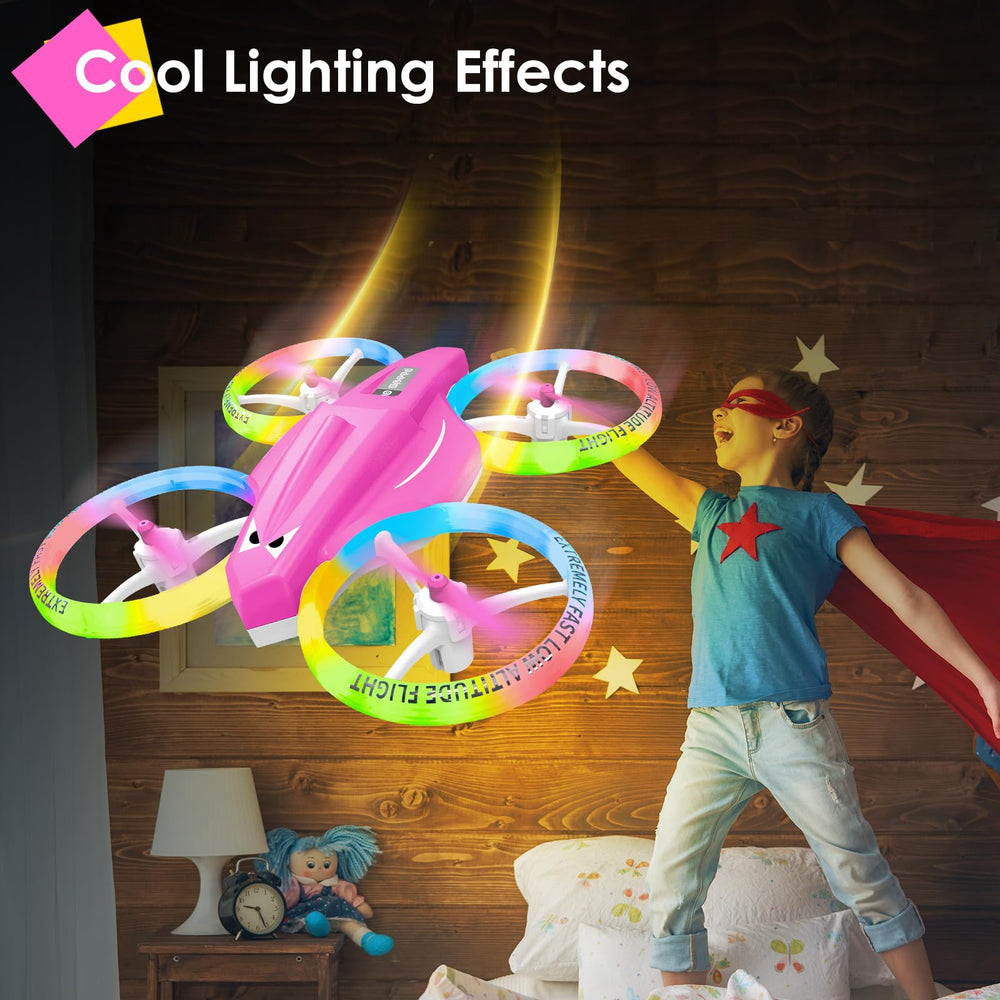 Lisoco drone with stunt modes for playful tricks and learning