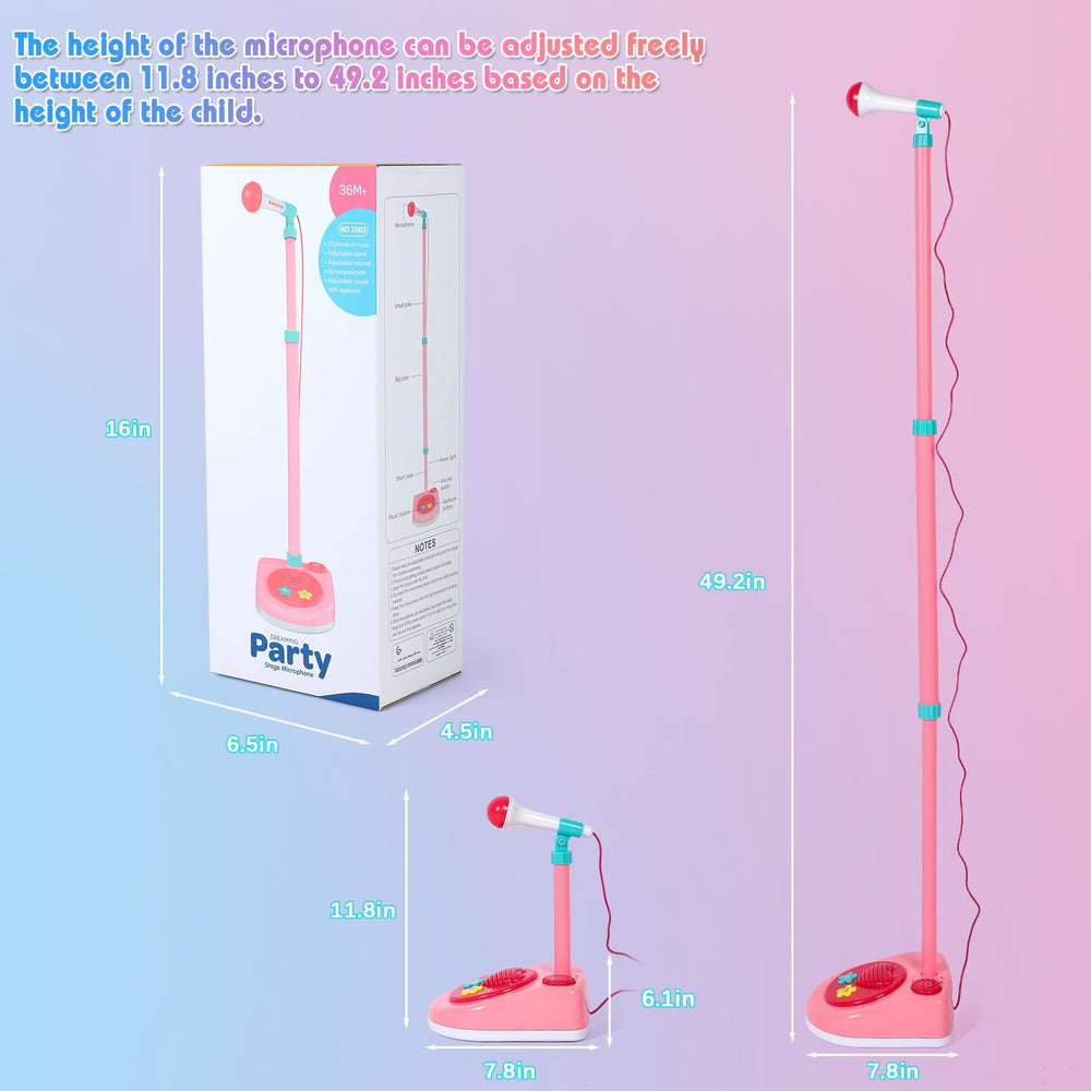 Litaonner sturdy adjustable stand shown during setup and play.