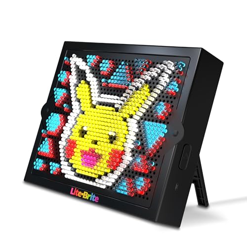 Lite Brite Super Bright HD Pokemon Edition Poke Ball template sparks bright, playful designs