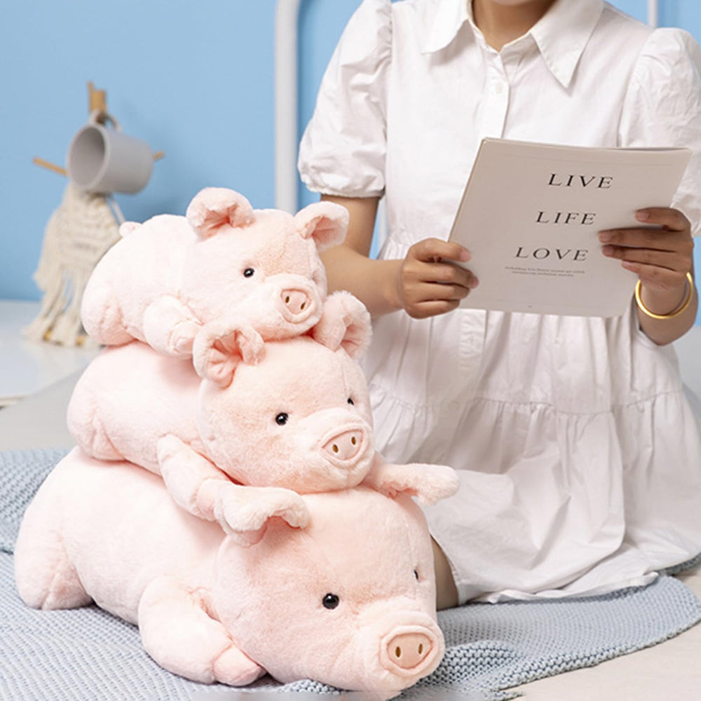 Litence pig plush pillow for kids and adults.