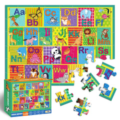 LithoConcepts floor puzzle with animals and letters to support early literacy