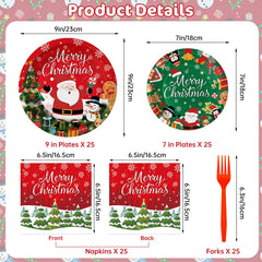 Litmitfu Christmas napkins expanded to 13x13 inches for guests.