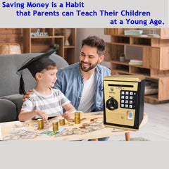 Litpggy safe box with password setup helps secure personal items for kids.