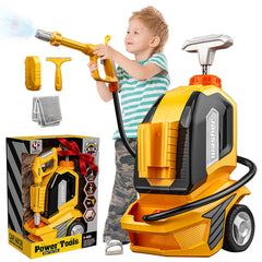 LITTCO Kids Clean Car Wash Toys set for imaginative play and fine motor skill development.