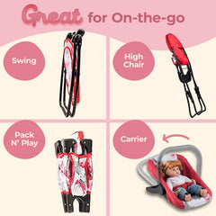 Litti Pritti baby doll carrier for easy transport of dolls.