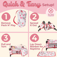 Litti Pritti foldable pieces simplify storage after play.