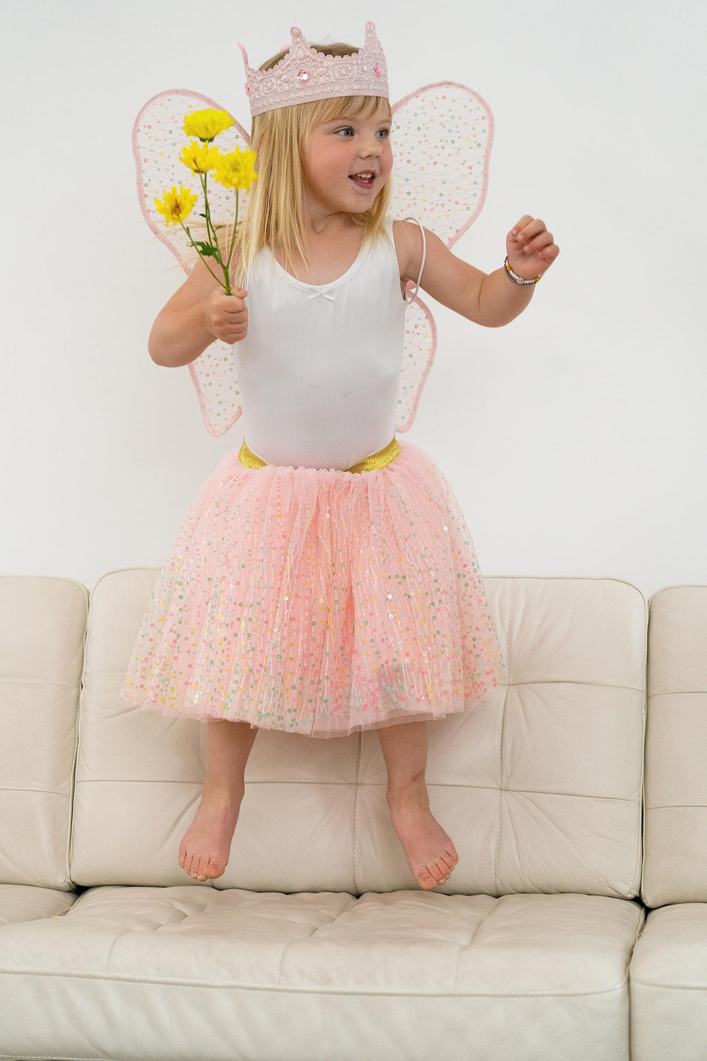 Little Adventures Shimmer Wings one-size-fits-most design fits many kids.