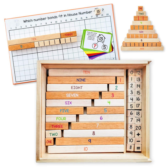 LITTLE BUD KIDS House of Number Buddies board game cover for engaging, hands-on math play