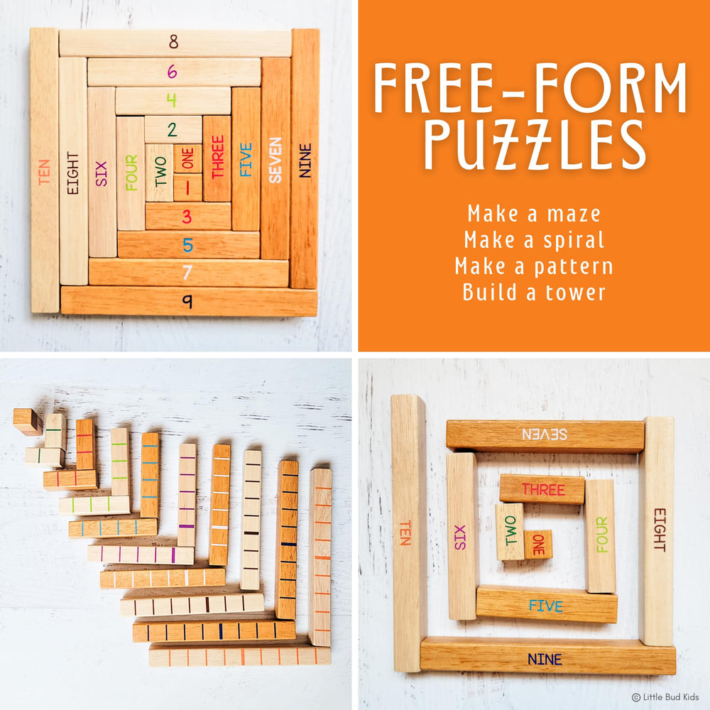 LITTLE BUD KIDS number bonds cards showing flexible addition subtraction ideas