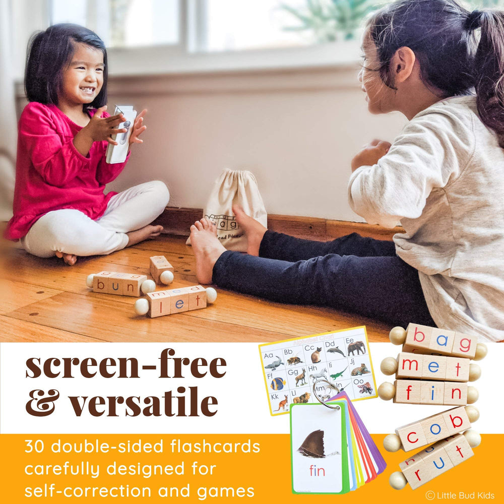 Little Bud Kids ring-bound phonics cards for organized practice