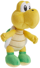 Little Buddy Koopa Troopa plush 7-inch in hand; soft and cuddly for playtime.