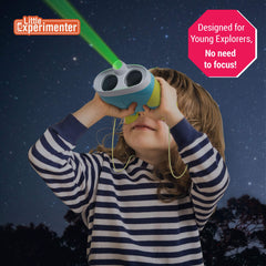 Little Experimenter night vision binoculars being held by a child for easy observation.