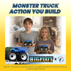 Little Jupiter Bigfoot 5 assembled monster truck ready for display and play