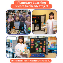 Little Jupiter classroom-ready display encourages proud showcase at science fairs.