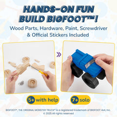 Little Jupiter DIY Bigfoot 5 paint set with safe acrylics for budding artists