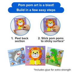 Little Jupiter design cards with sticky surface for kids