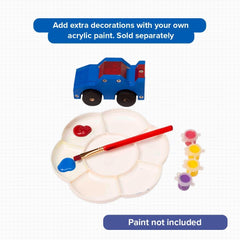 Little Jupiter Monster Truck project finished with minimal prep, ideal for family activity time.