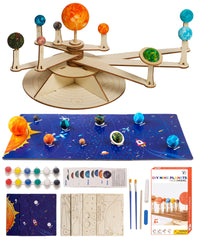 Little Jupiter Nine Planets wood model for hands-on learning of the solar system.