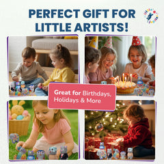Little Jupiter Rock Buddies parrot figure perfect for imaginative crafts.