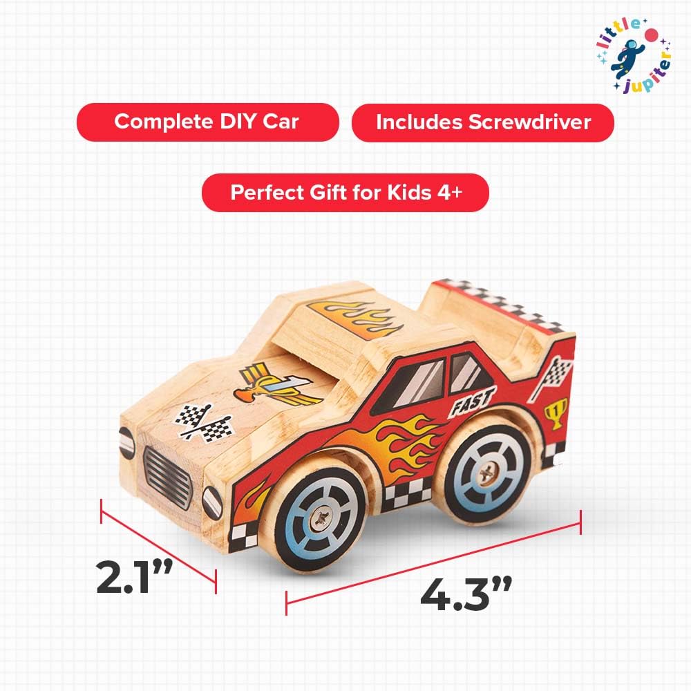 Little Jupiter screwdriver and clear instructions support young builders.