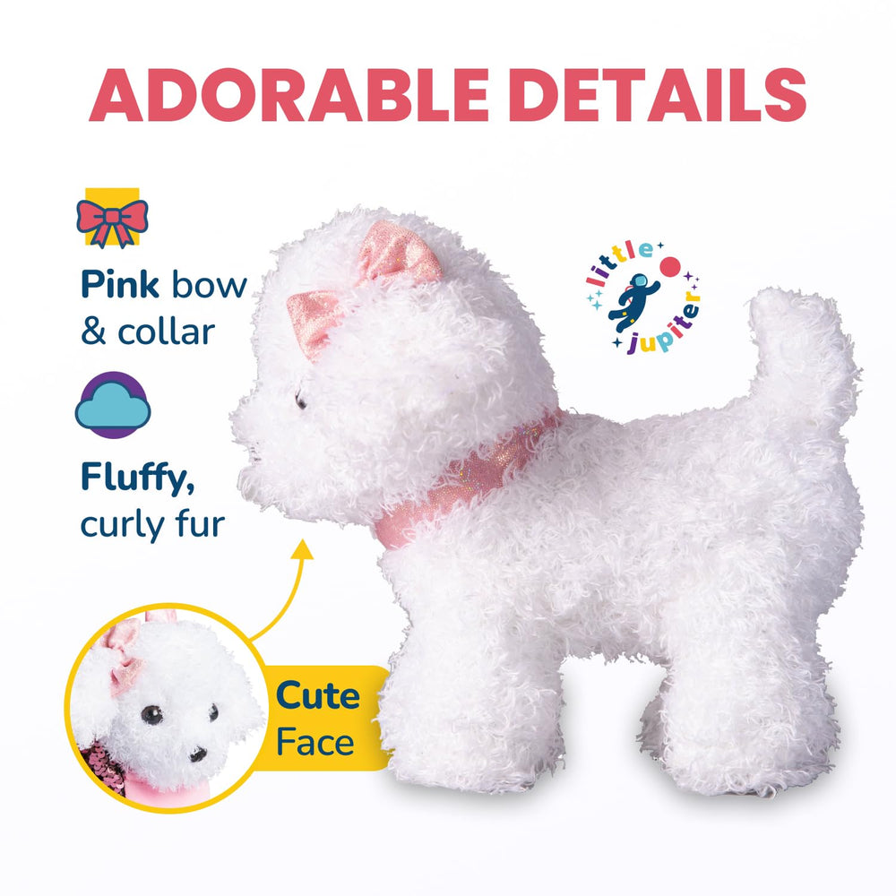 Little Jupiter soft polyester material offers gentle, safe play.
