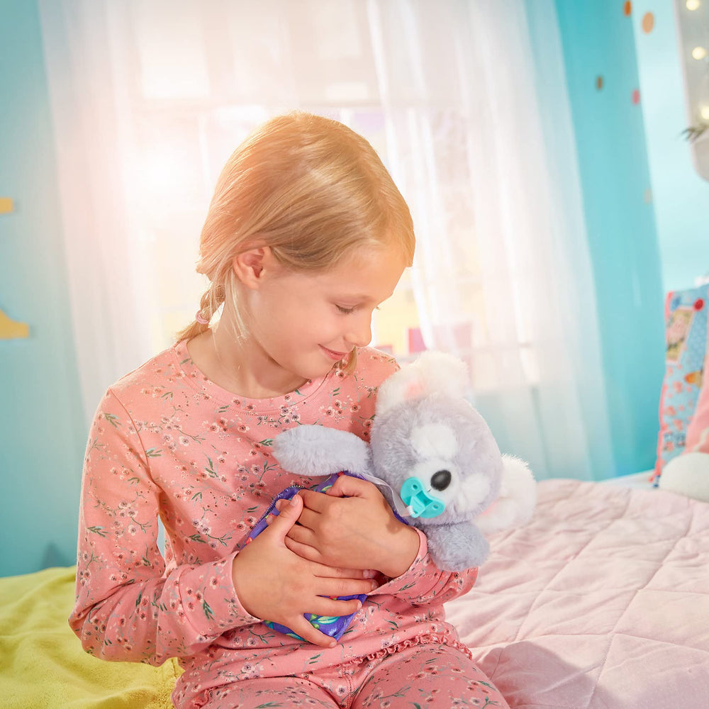 Little Live Pets Cozy Dozy Kip Koala demonstrates sounds for interactive fun.