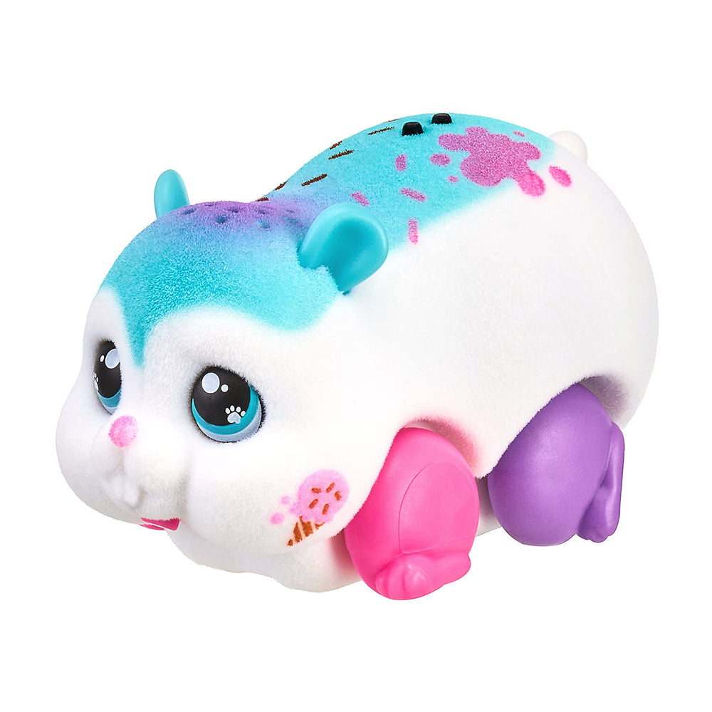 Little Live Pets Sprinkz back pat triggers cheerful sounds.