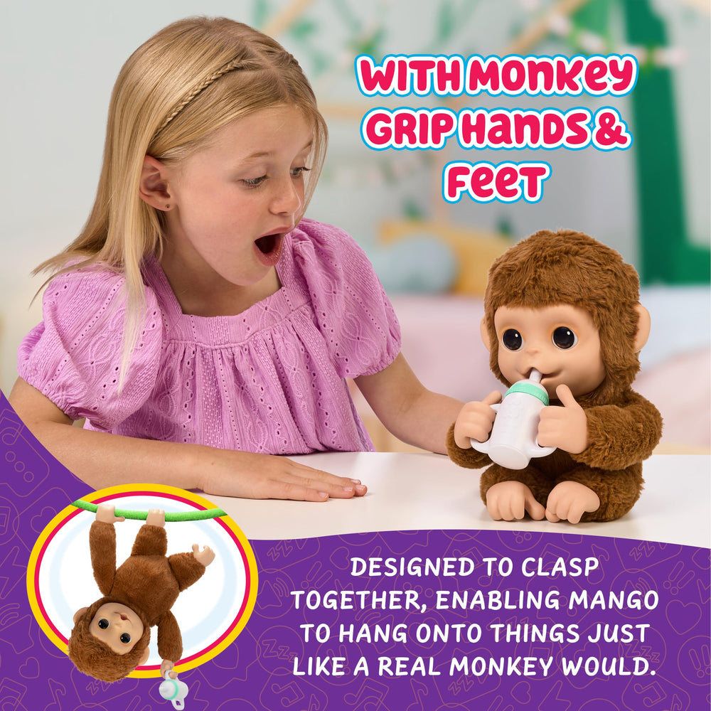 Little Live Pets Mango lullaby during nap supports calming bedtime moments.
