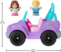 Little People Barbie Cruiser's small-hands friendly design supports easy grasp.