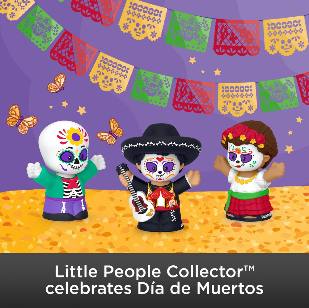Little People Collector Día de Muertos Charro figure wearing sombrero for festive storytelling.
