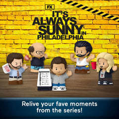 Little People Collector Flip-a-Delphia Dee figure captures a memorable scene.