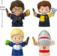 Little People Collector Cedric Diggory figure with Triwizard Cup for display.