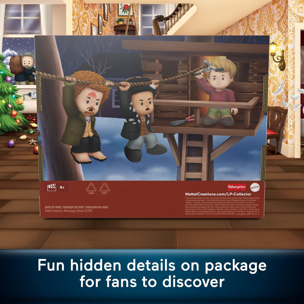 Little People COLLECTOR Home Alone window box packaging enhances gift presentation