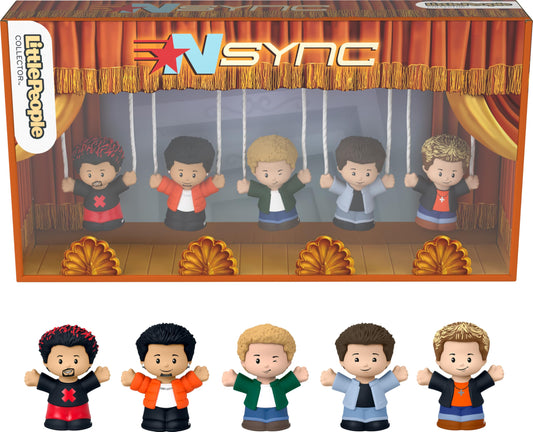 Little People COLLECTOR NSYNC five-figures display set for fans and collectors.