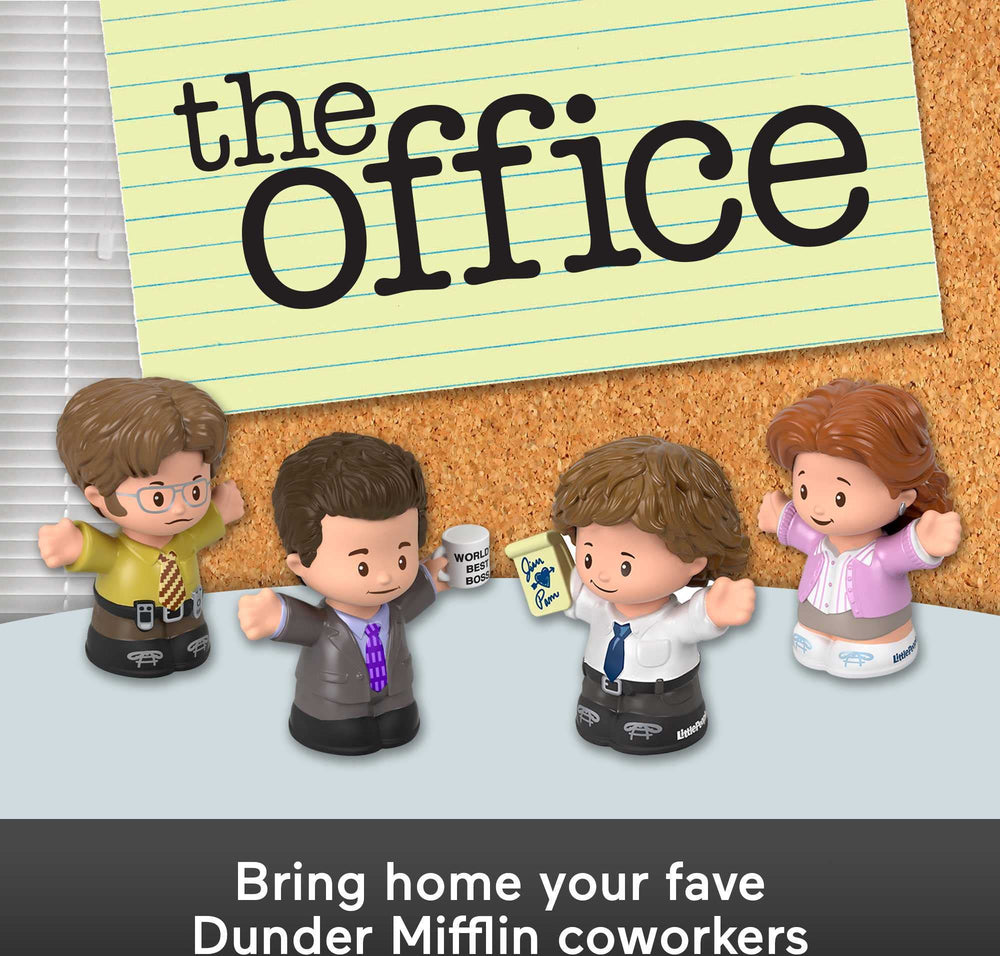 Little People COLLECTOR Dwight Schrute figure ideal for shelf display and gifting.