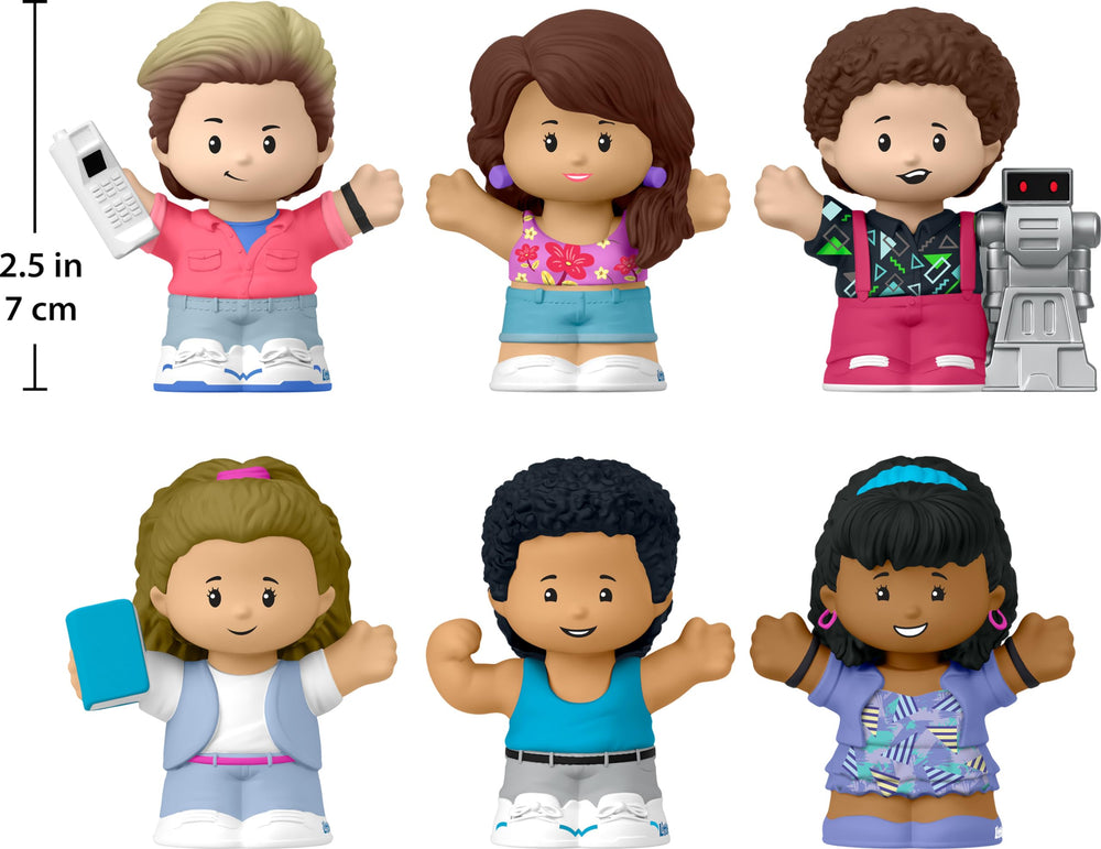 Little People COLLECTOR Lisa Turtle figure with vibrant 90s flair for display.
