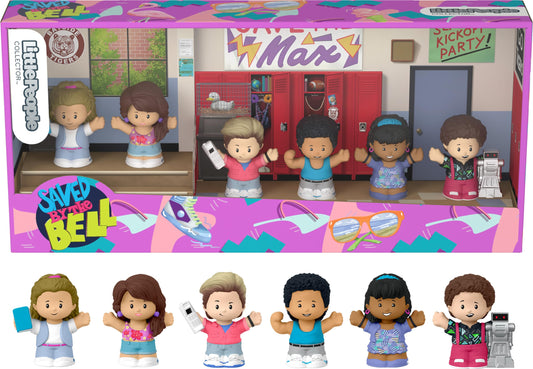 Little People COLLECTOR Zack Morris with brick cell phone for retro display.
