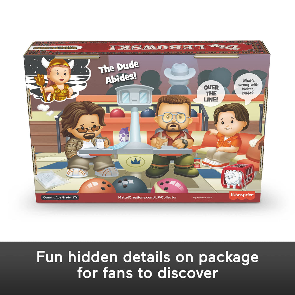 Little People COLLECTOR The Big Lebowski set packaging, ideal for gift-giving and display