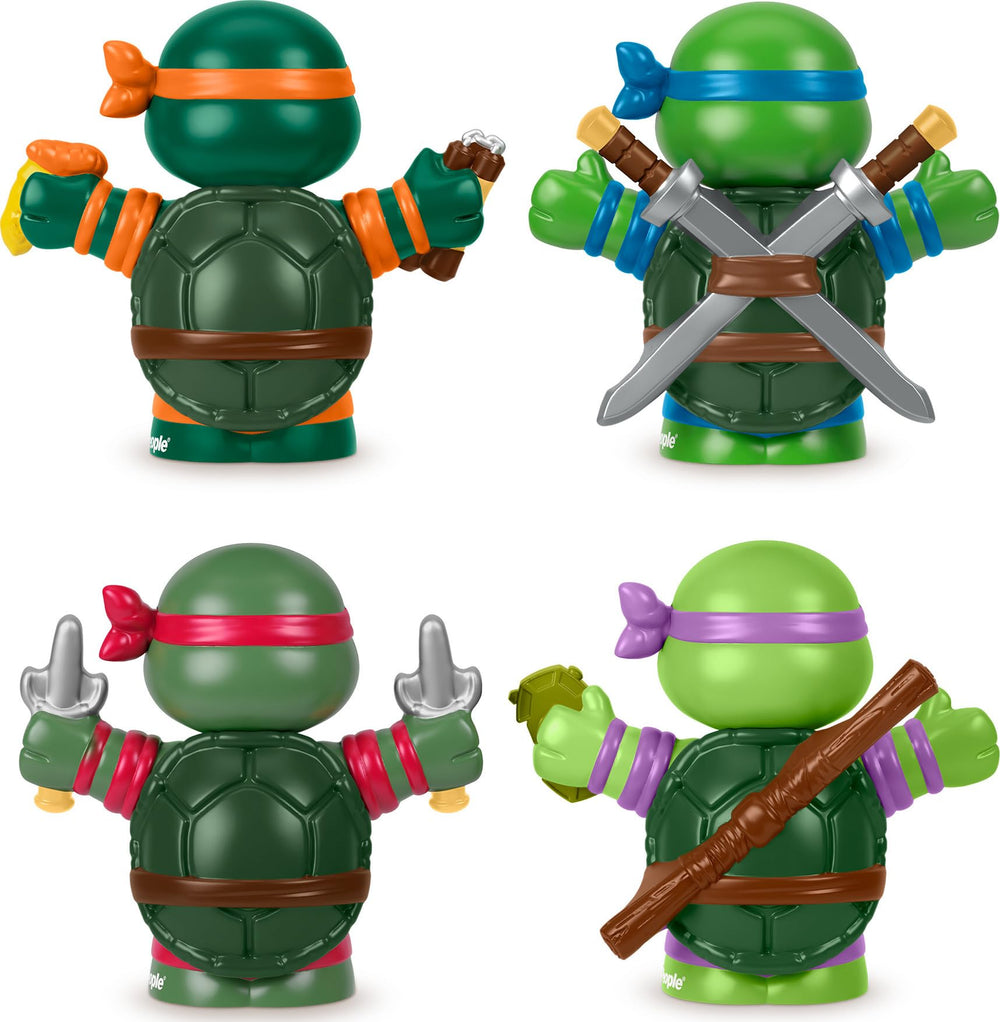 Little People Collector TMNT underground lair detail for hidden surprises.