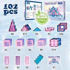 Little Pi durable magnets ensure long-lasting, kid-friendly building fun.