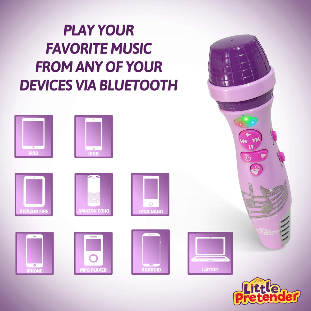 Little Pretender AAA battery powered mic for portable, unplugged fun