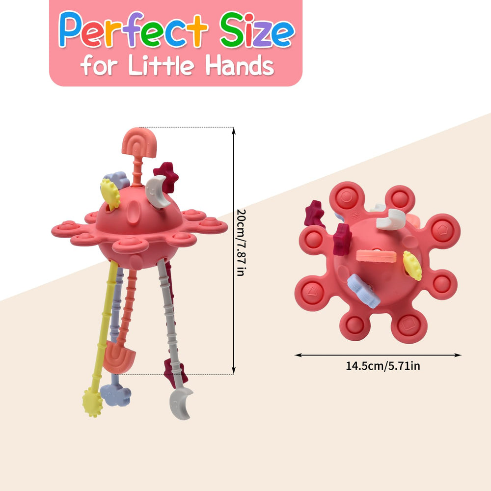 Little Rawr colorful rope textures support tactile learning and color recognition.