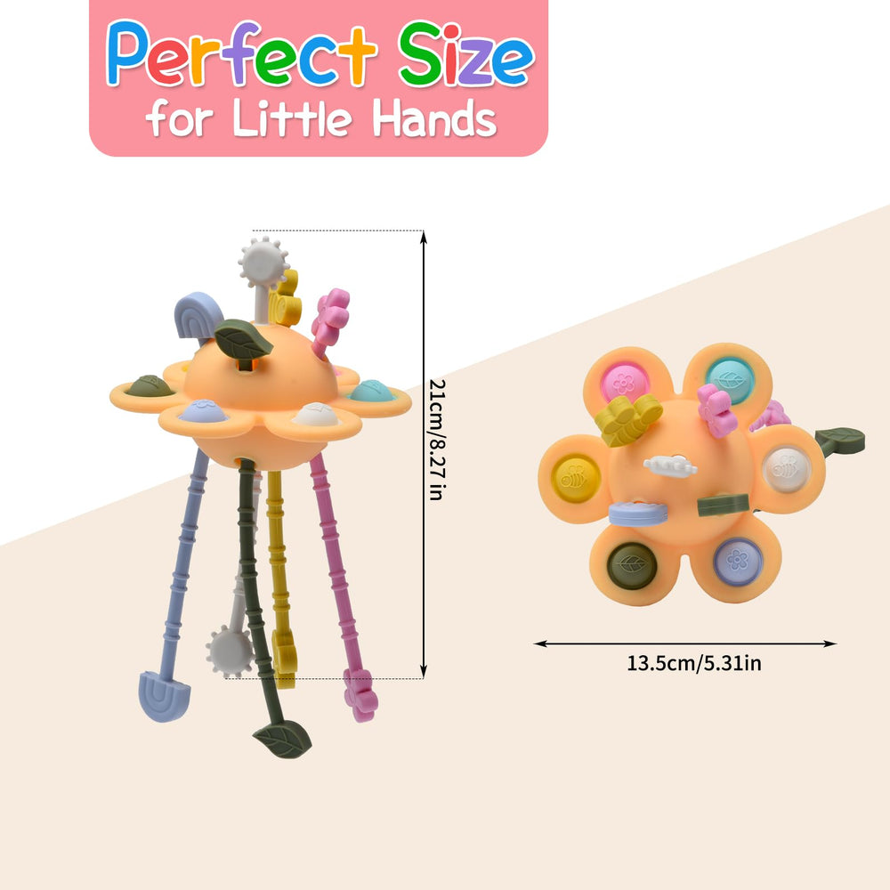 Little Rawr travel toy stays lightweight and portable for car rides and plane journeys.